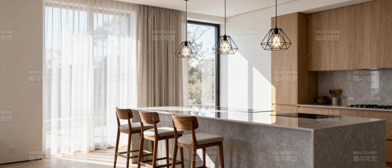 现代简约厨房设计图片