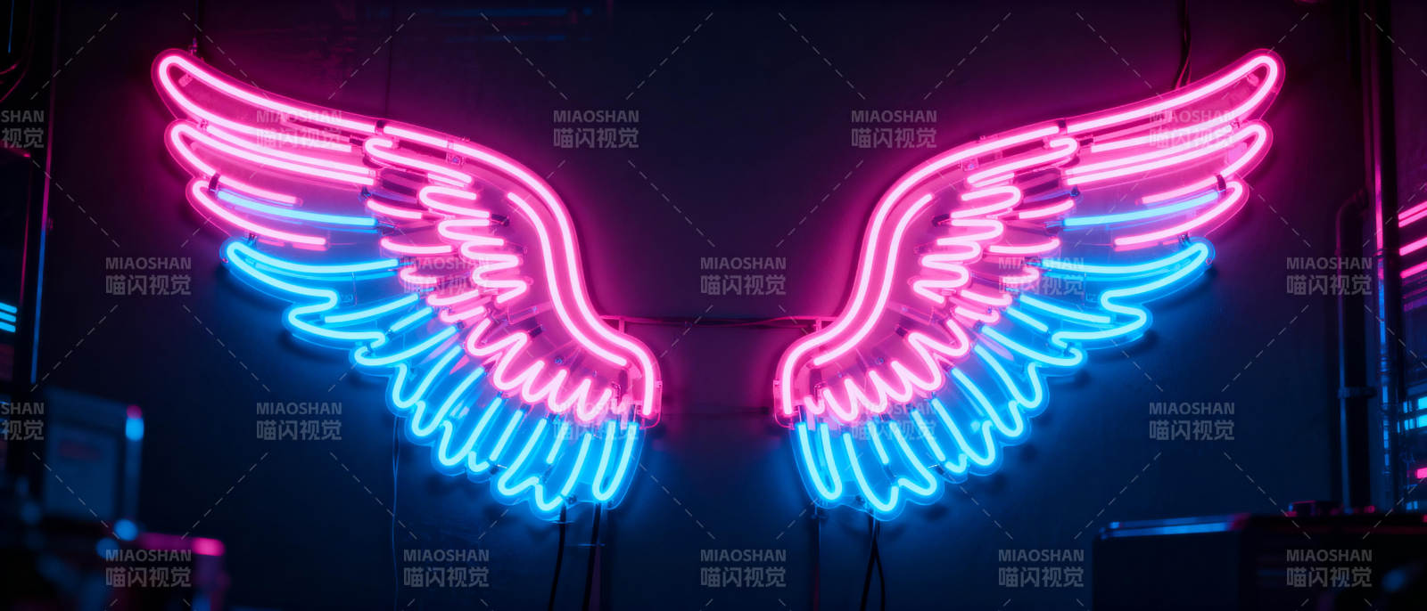 霓虹羽翼图片