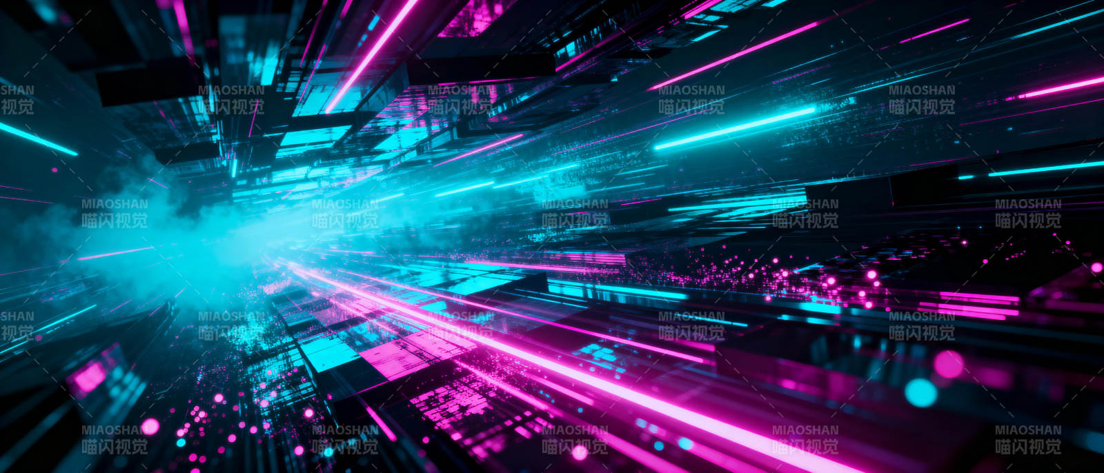 霓虹未来都市图片