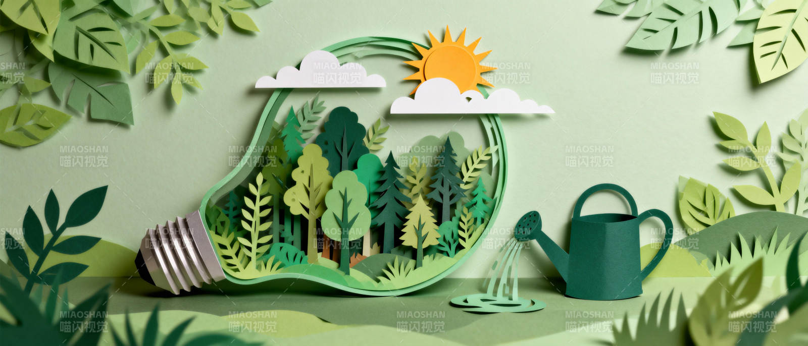 绿色能源 点亮自然图片