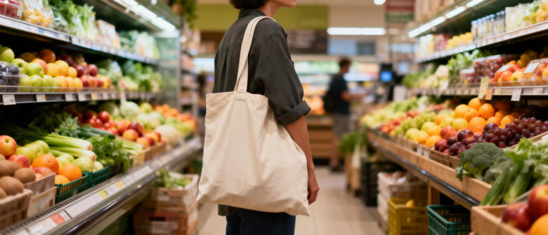 超市购物场景图片