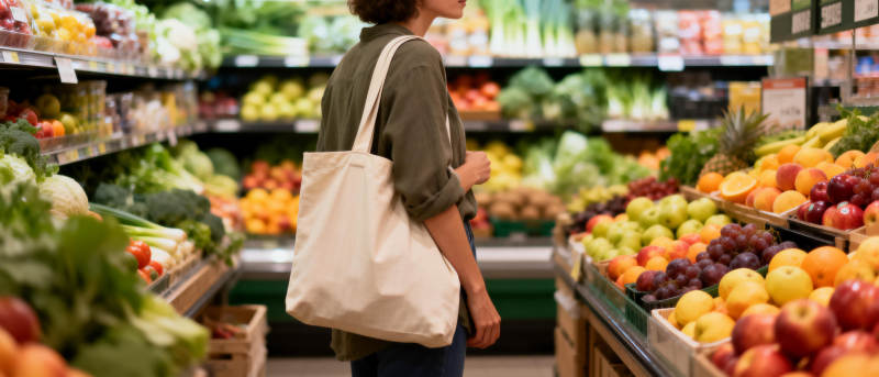 超市购物 果蔬满目图片