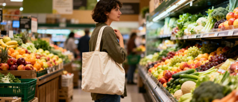 超市购物 果蔬满目图片