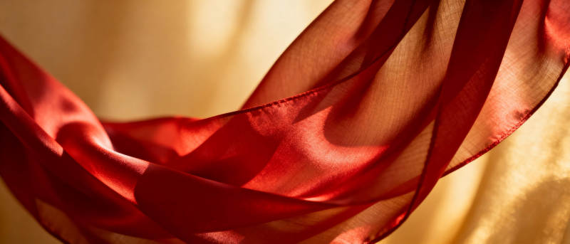 红绸舞动光影图片