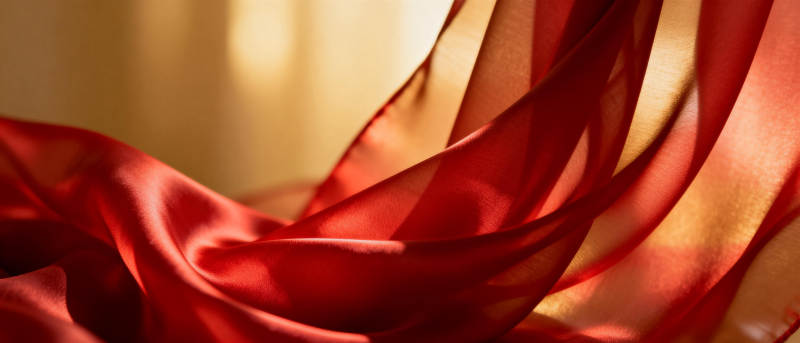 红绸飘逸图片
