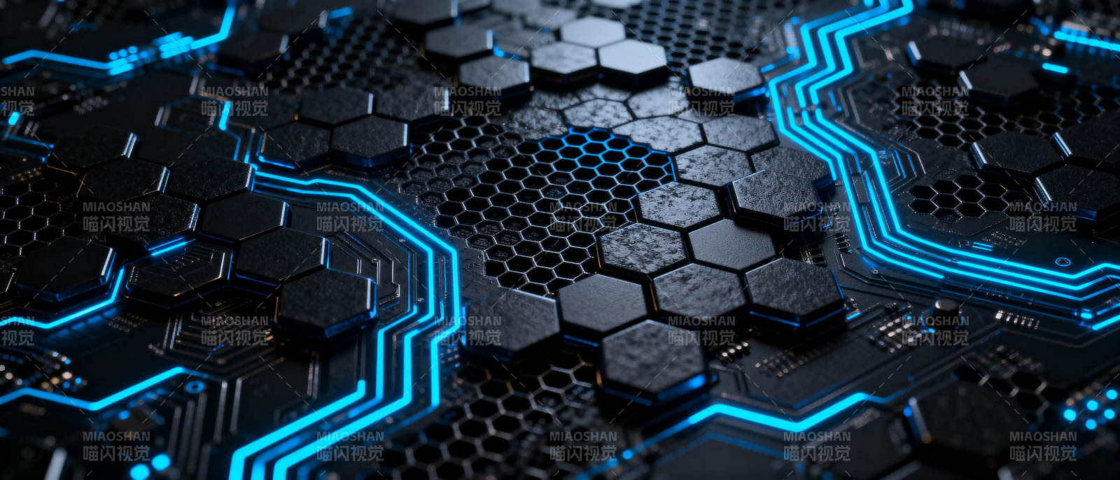 科技蜂巢电路图片