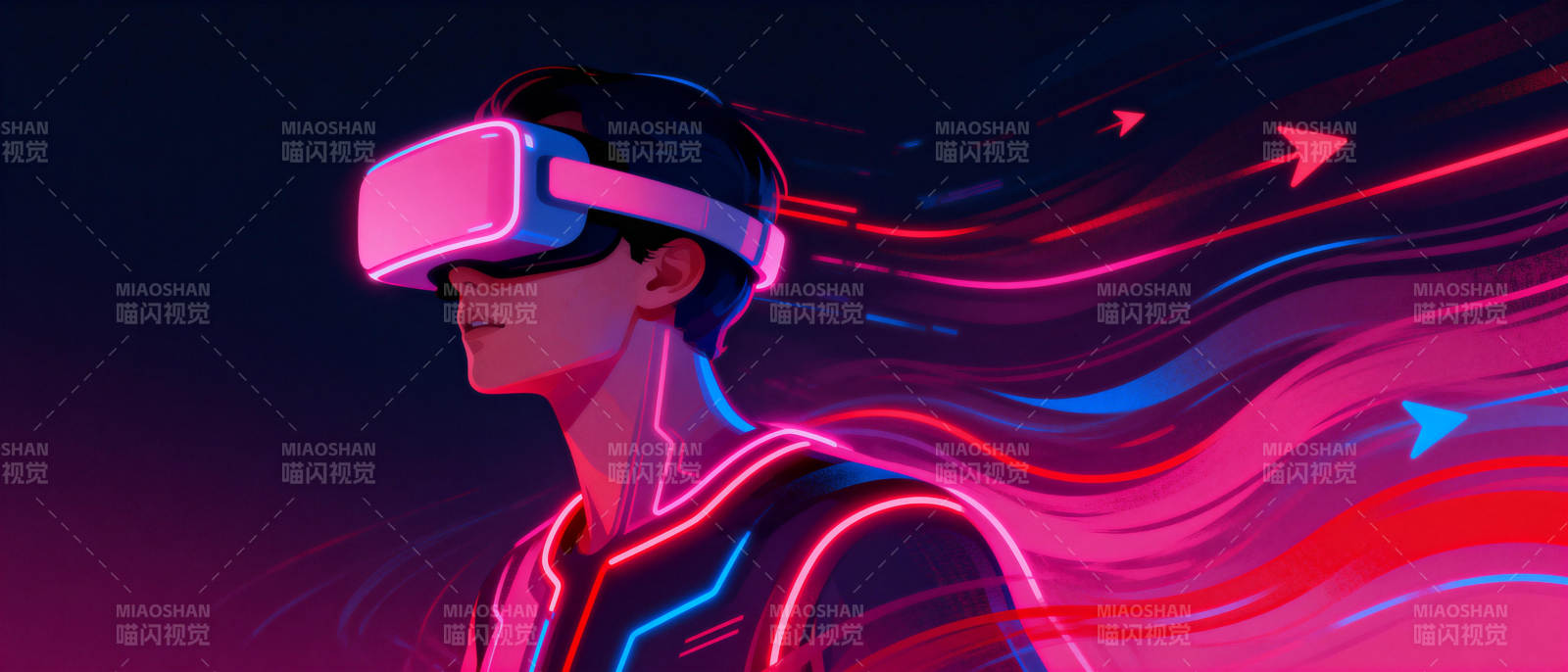 虚拟现实新世界图片