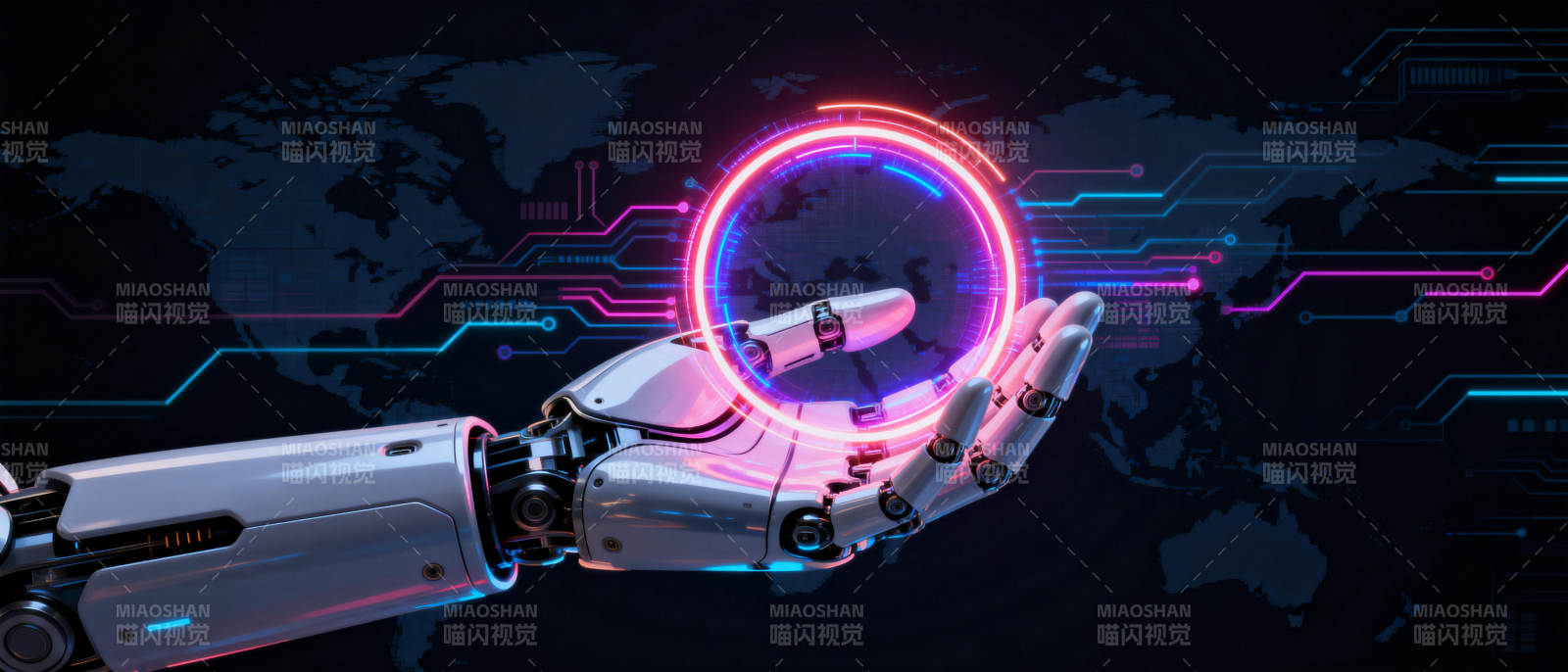 未来科技之手图片