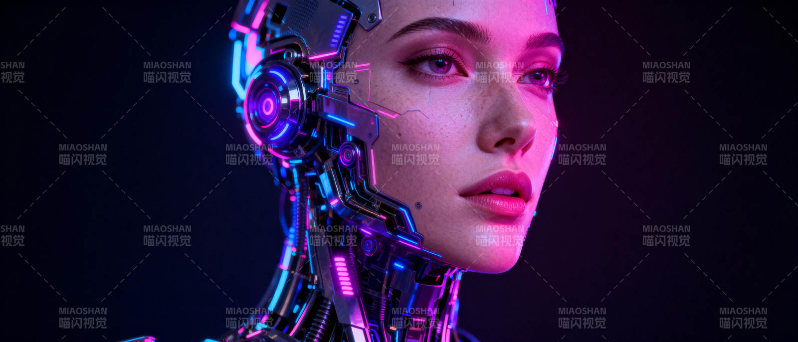 赛博女战士图片