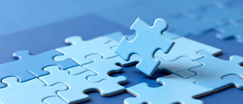 拼图缺失一角图片