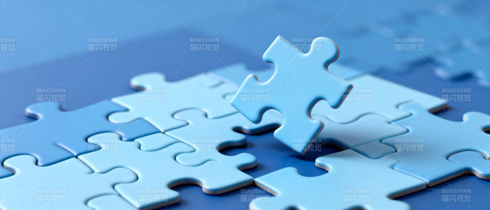 拼图缺失一角图片