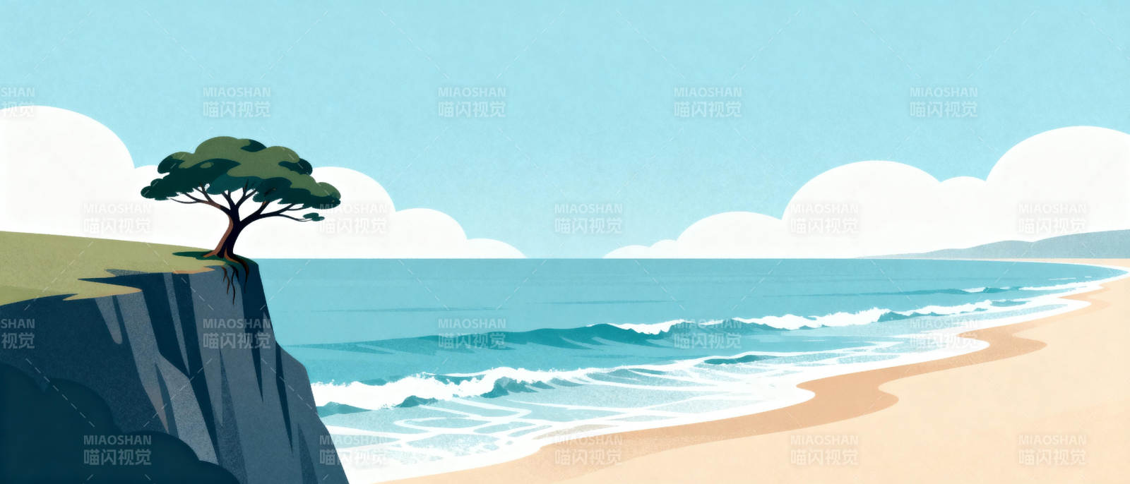 悬崖海边风景图片