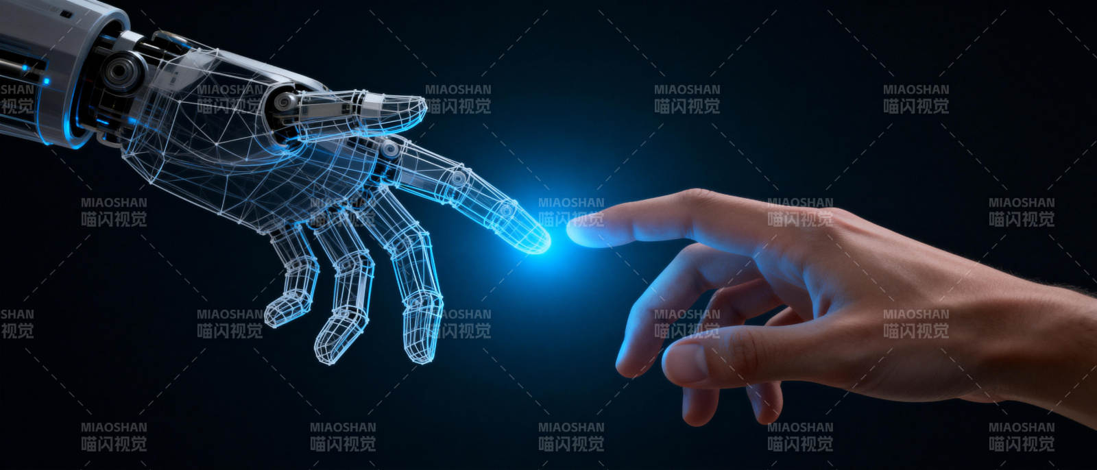 人机触碰未来图片