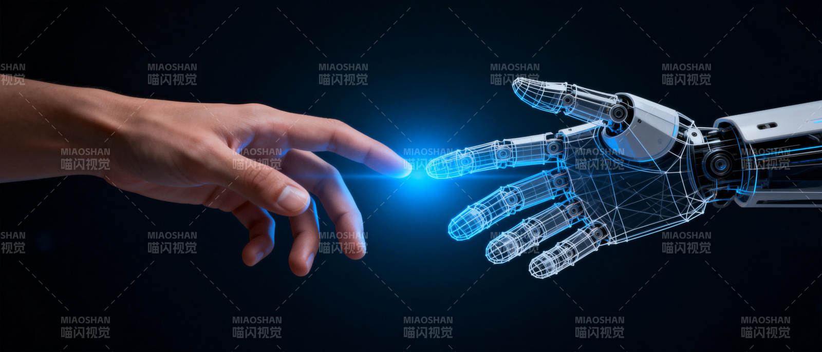 人机触碰未来图片