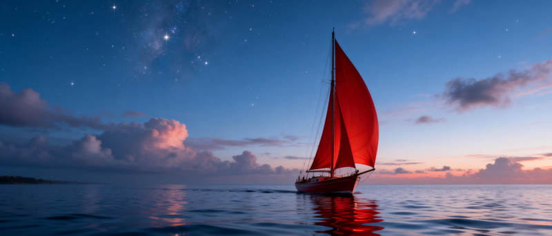 红帆夜航图片
