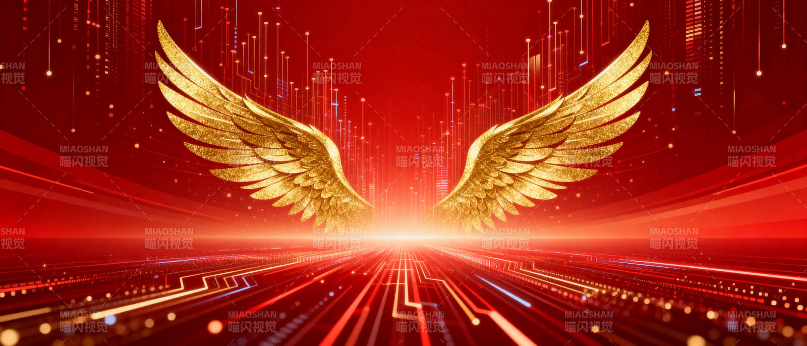 金色双翼闪耀未来图片