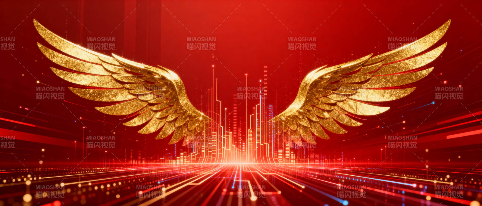 金色双翼闪耀未来图片