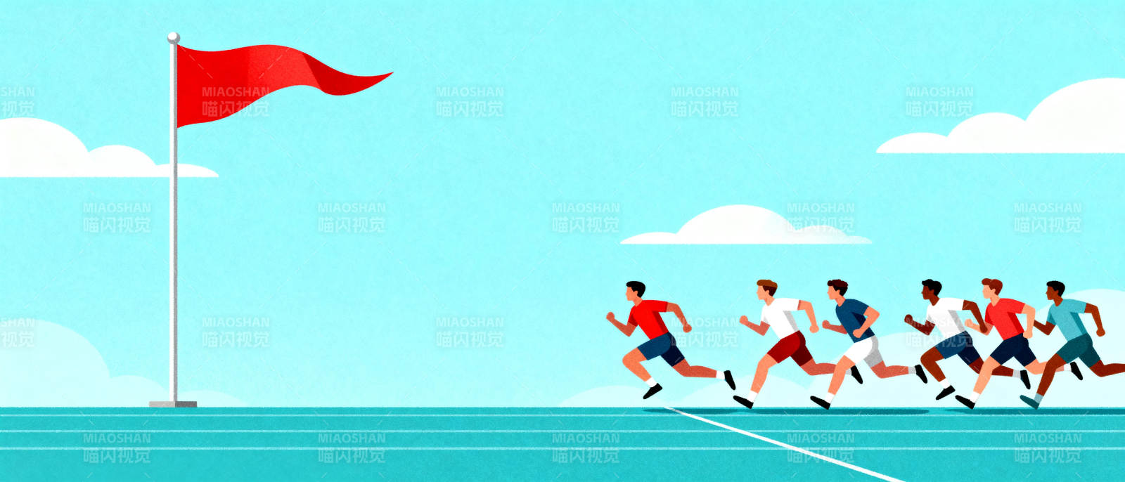 冲刺终点线图片