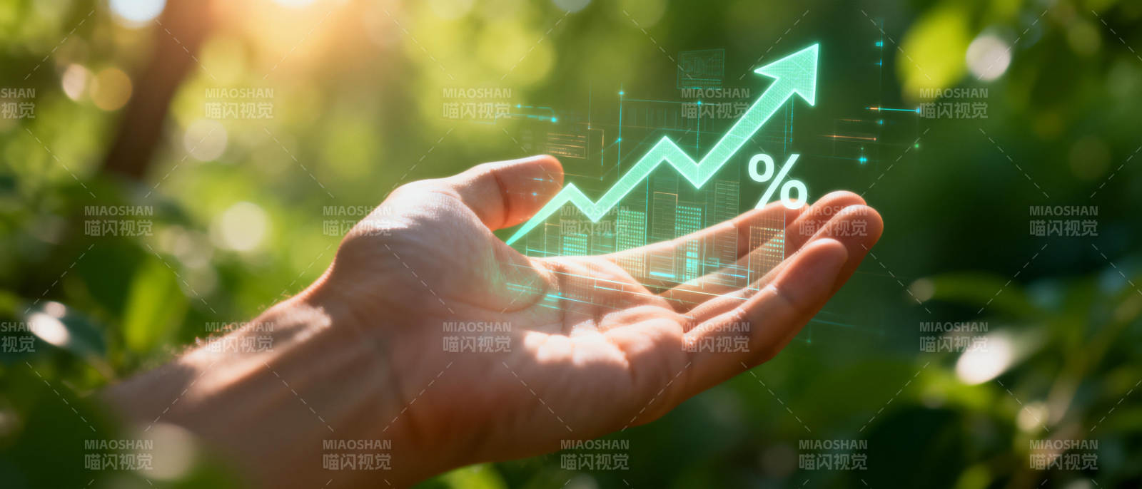 增长趋势在掌中图片