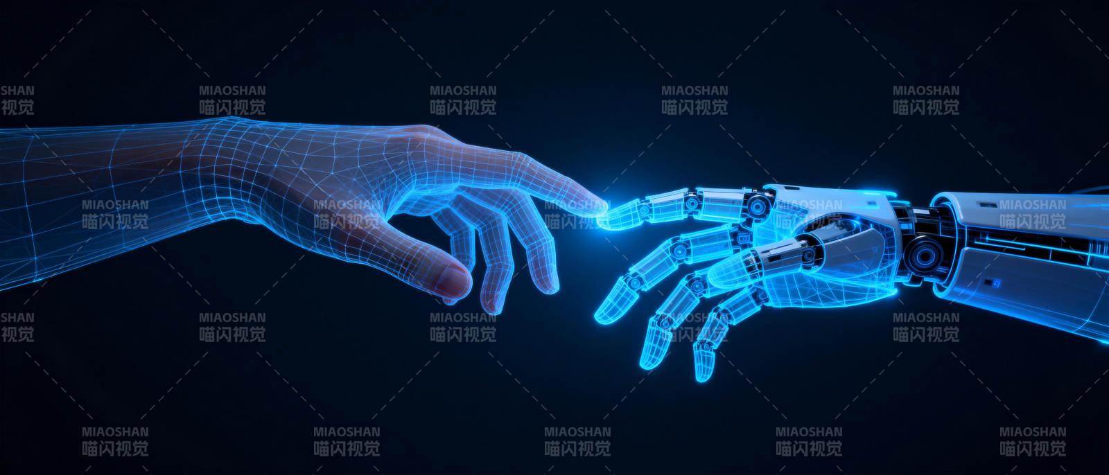 人机触碰未来图片