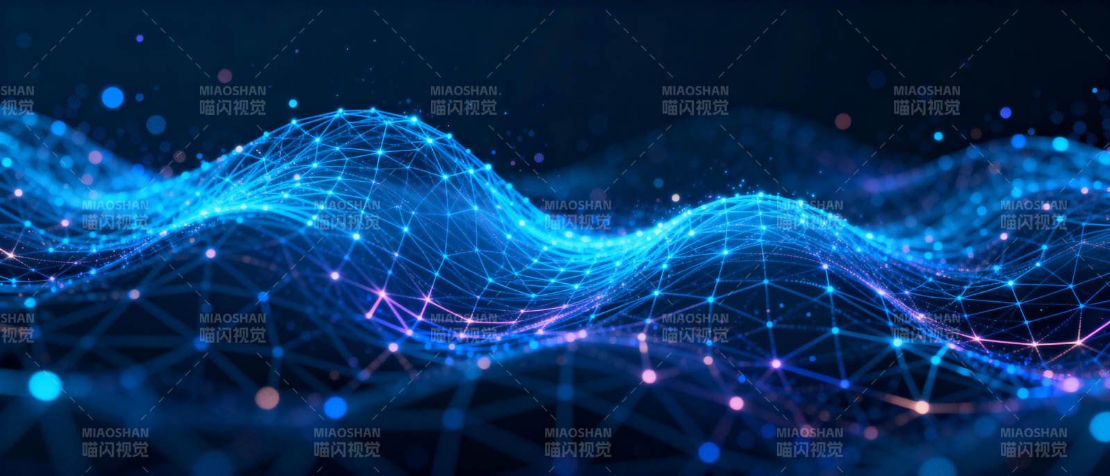 数字波浪未来感图片