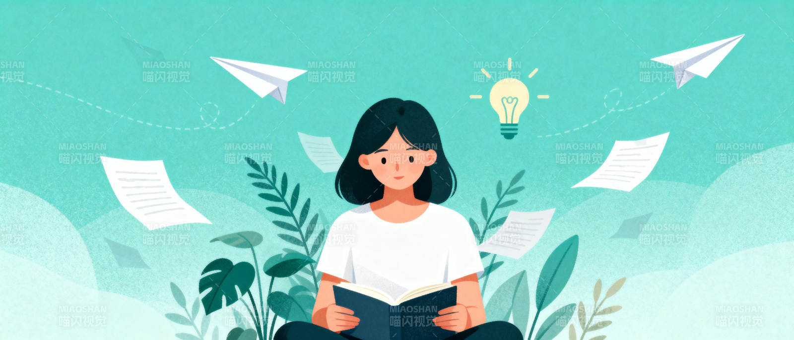 阅读点亮灵感图片