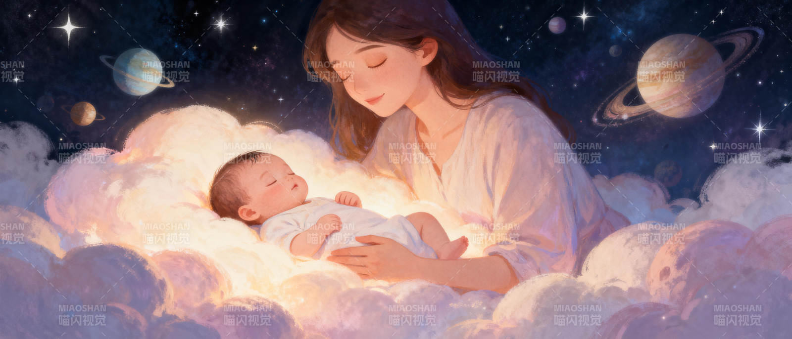 星夜云上母子情图片