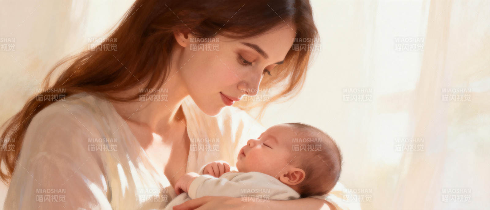 母爱如光 温暖新生图片