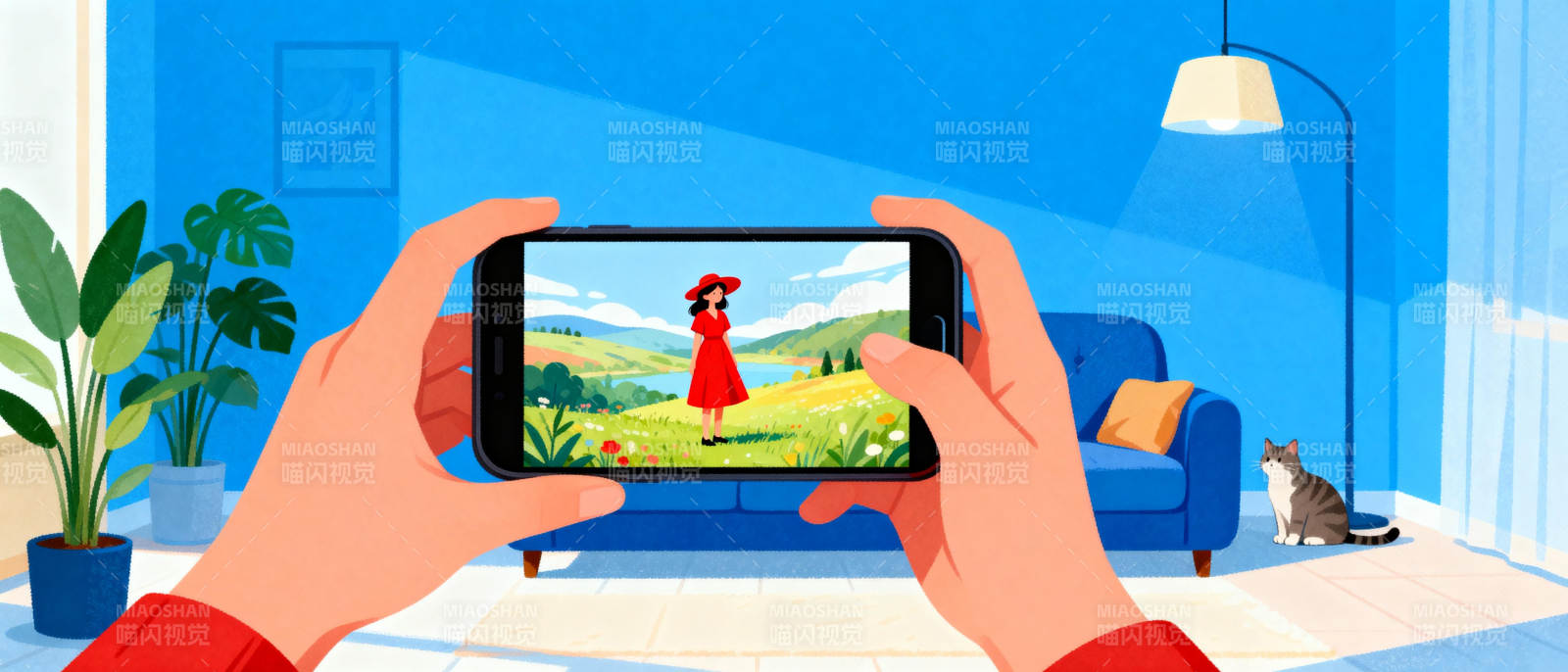 手机里的童话世界图片