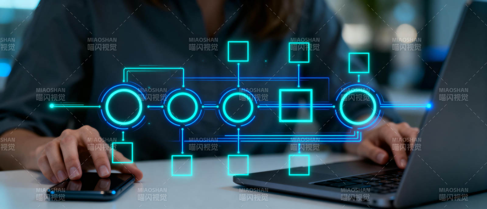 智能连接未来图片