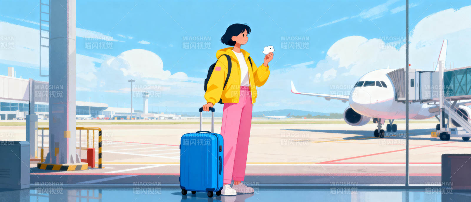 机场候机 启程远方图片