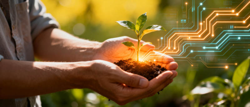 科技育苗 绿色未来图片