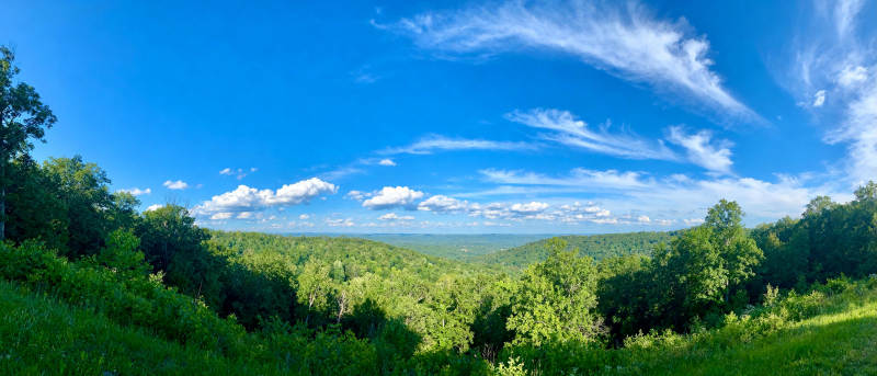 绿野蓝天 心旷神怡图片