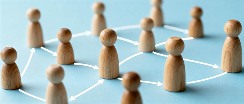 团队协作网络图图片