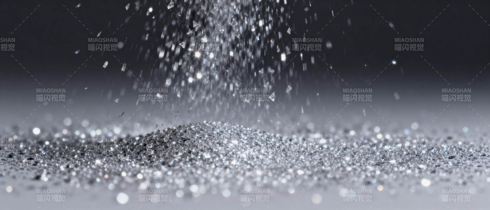 银色微粒飞舞图片