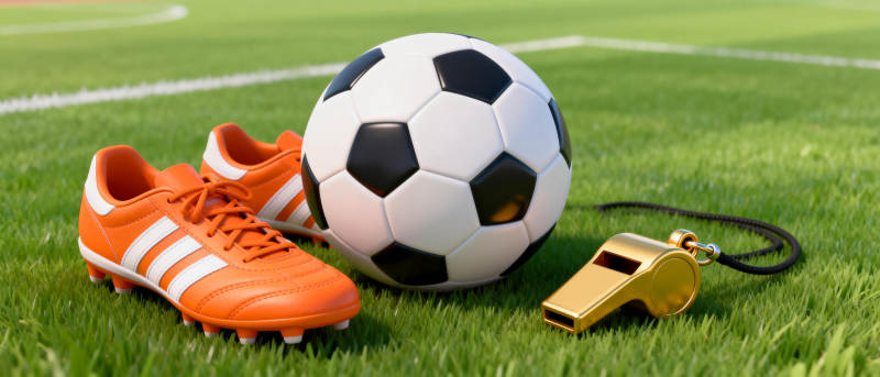 足球装备静物图图片