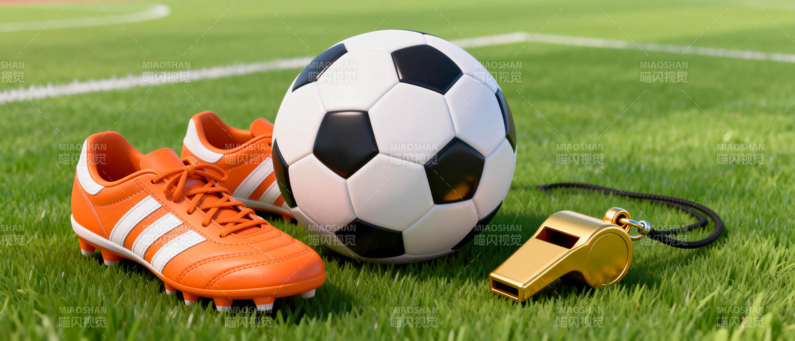 足球装备静物图图片