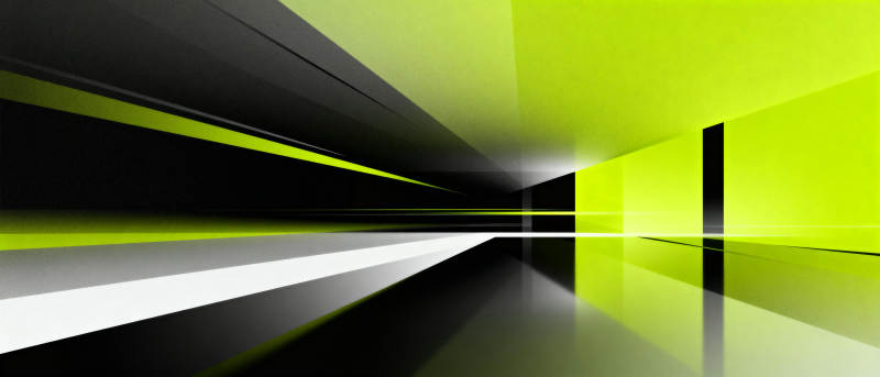 光影交错的未来走廊图片