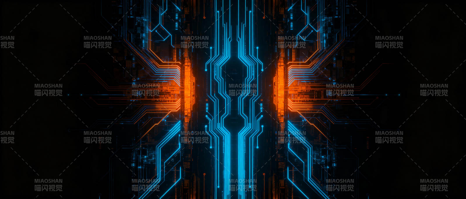 科技电路光影图片