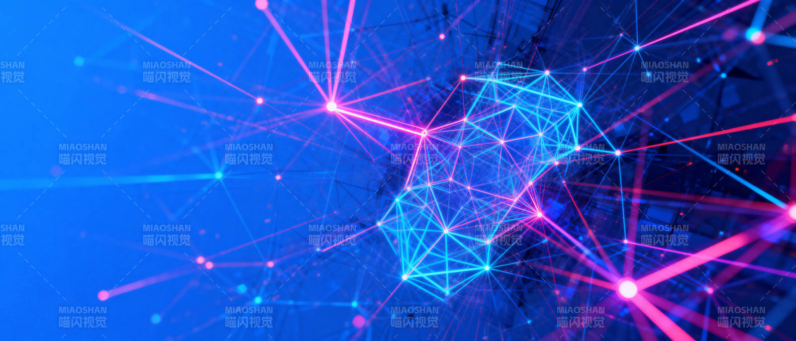 炫彩网络连接图片