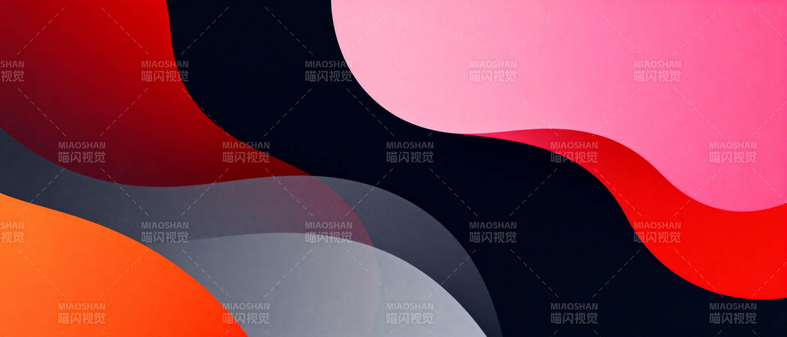 色彩流动的抽象艺术图片