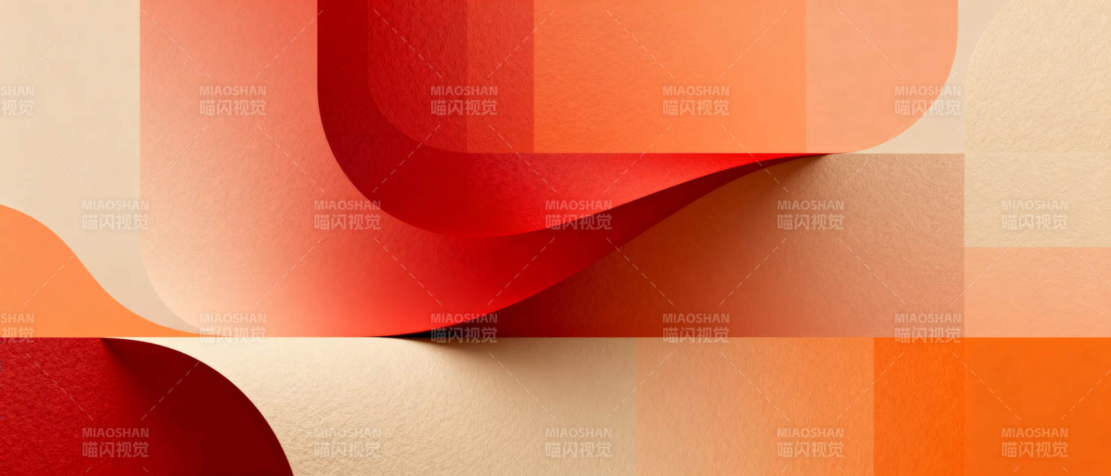 抽象红橙渐变艺术图片