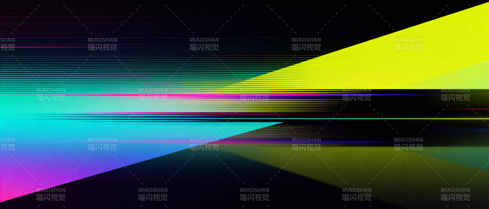 霓虹光影交错图片