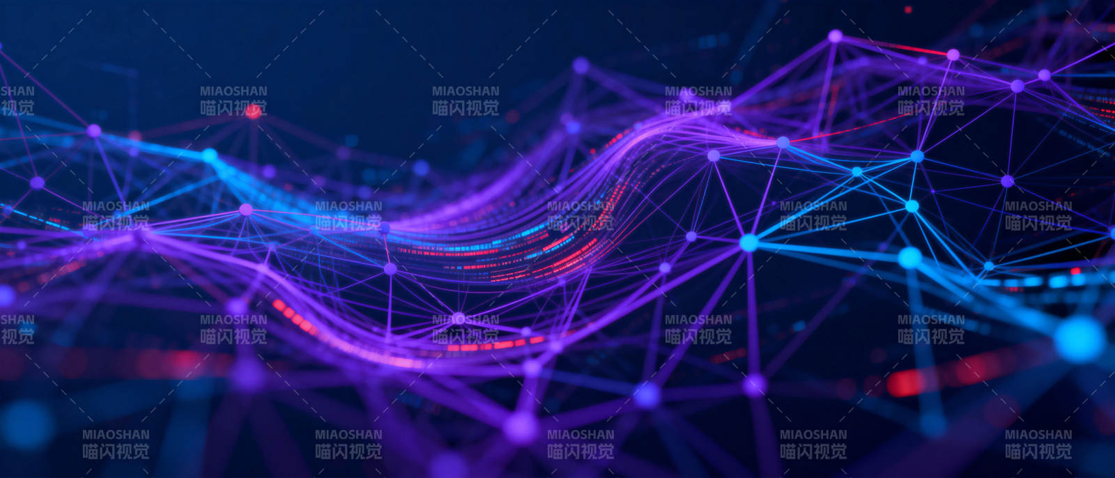 数字网络波澜图片
