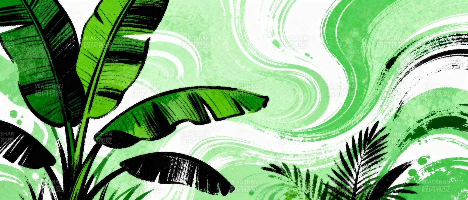 热带绿意盎然图片