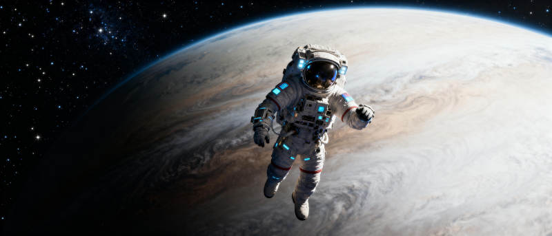 太空行走图片