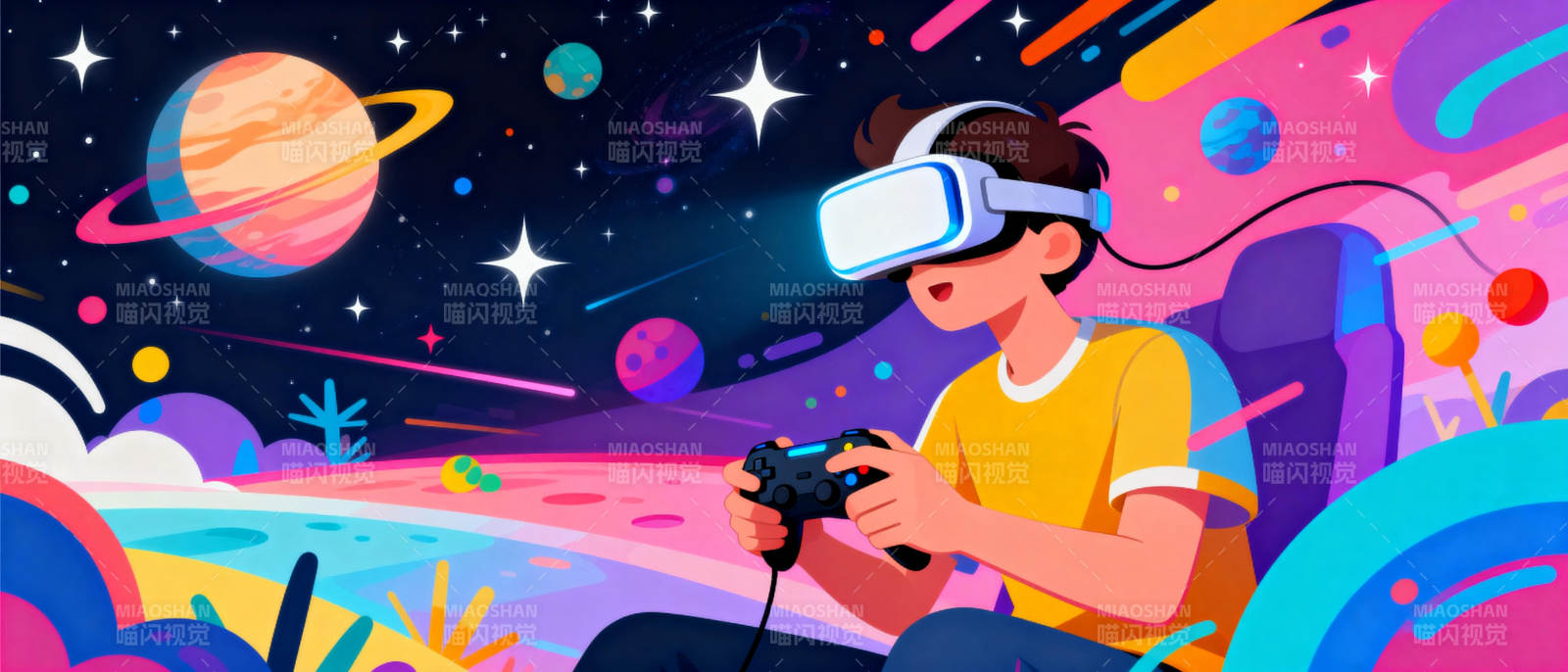 虚拟现实游戏之旅图片