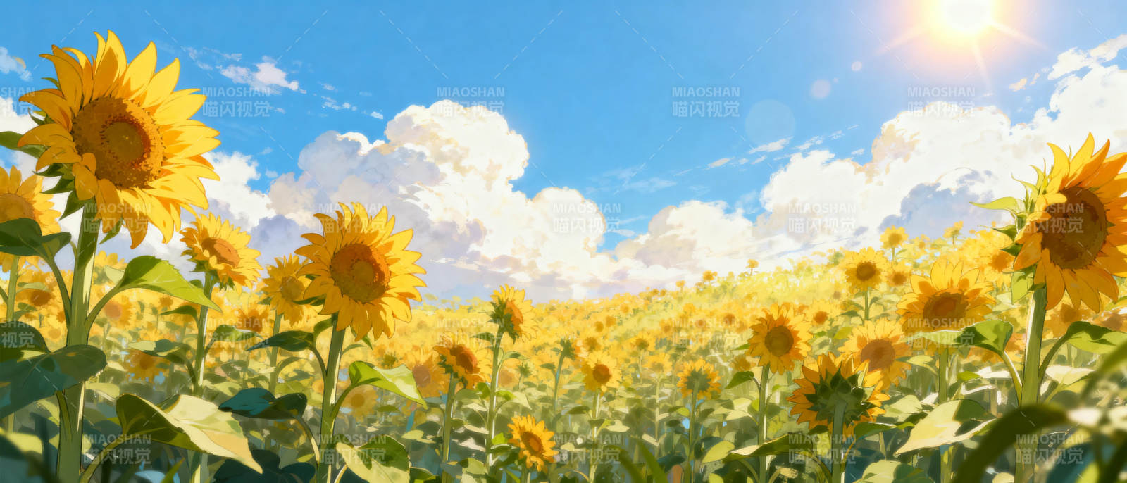 向日葵花海图片