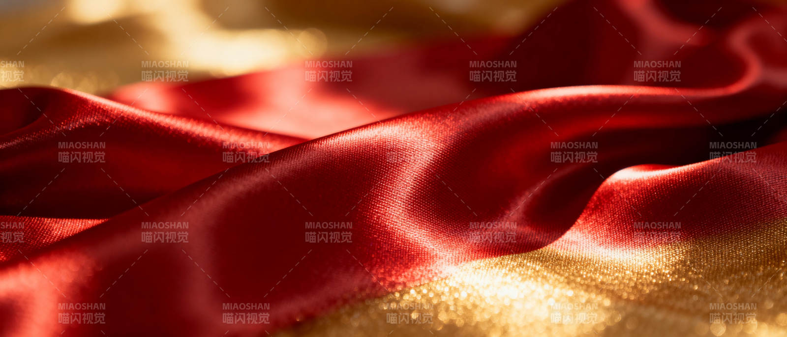 红金丝绒光影图片