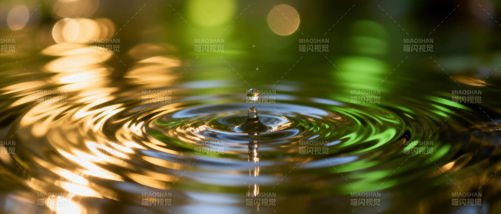 水滴涟漪图片